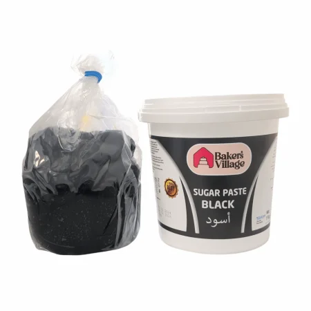 Bakers Village Black Fondant Sugar Paste 500g