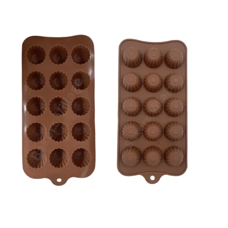 Cannele 15 Cavity Chocolate Silicone Mould