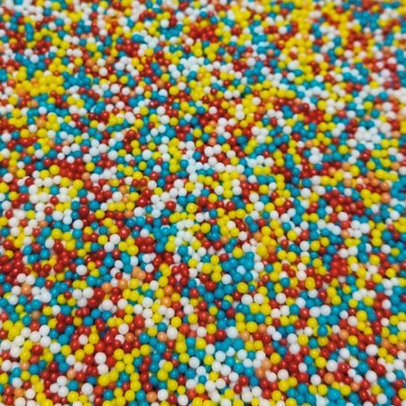 Rainbow Nonpariels  Sprinkles 120g