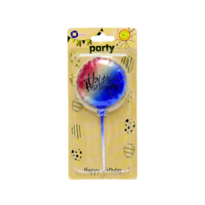 Multi Colour Round shape Birthday Candle