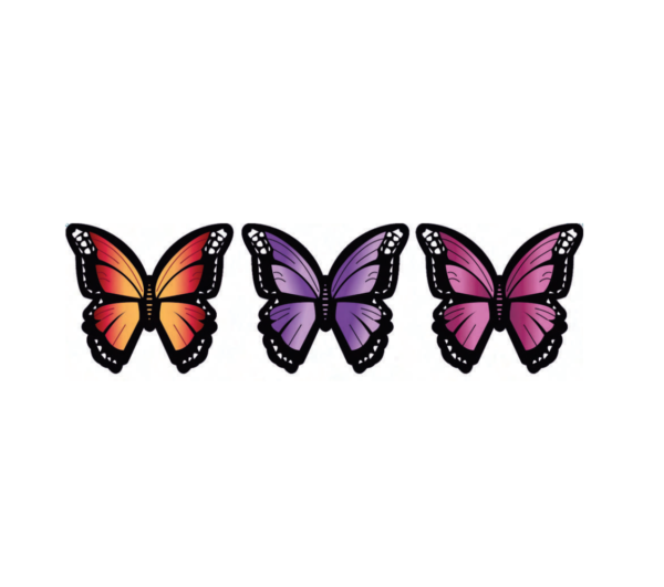 Multi colour Butterflies