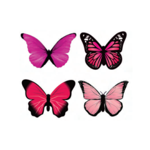 Pink Butterfly precut