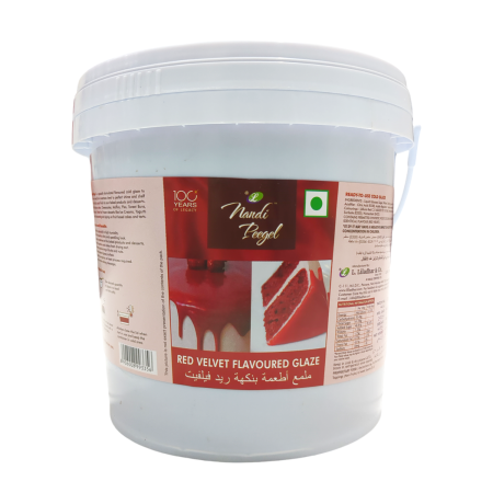 Red Velvet Flavoured Cold Glaze 2.5Kg