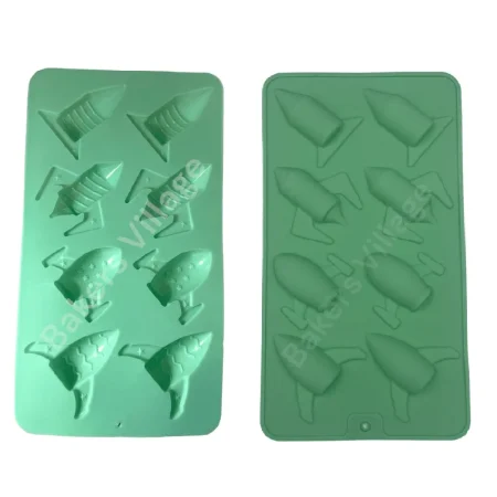 Rocket 8 Cavity Silicone Mould