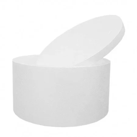 Styrofoam Round Cake Boxes 37.5cm(D) X 37.5cm(H)