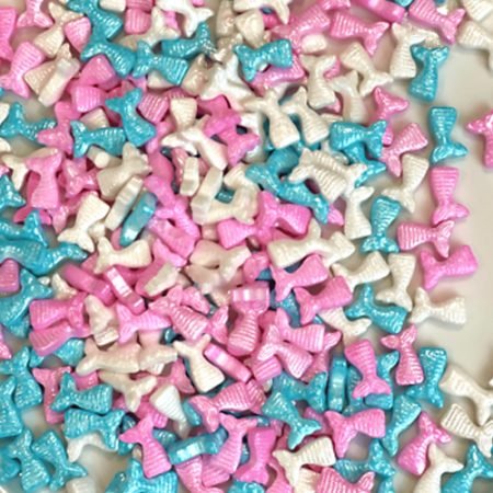 Sugarmill Blue & White & Pink Mermaid Tail Sprinkles 100g