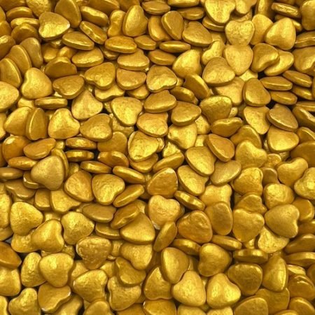 Sugarmill Heart Golden Sprinkles