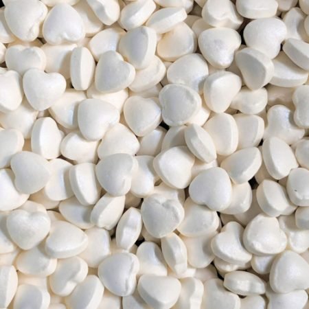 Sugarmill Heart White Sprinkles