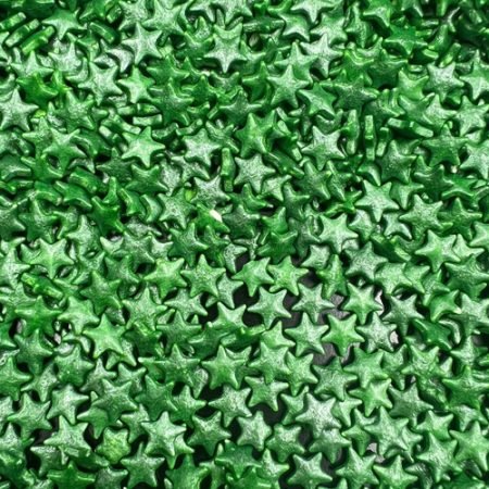 Sugarmill Star Green Sprinkles