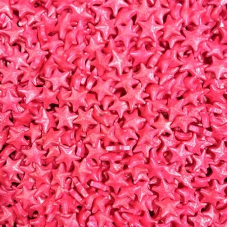 Sugarmill Star Pink Sprinkles