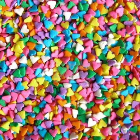 Sugarmill Rainbow Heart Sprinkles