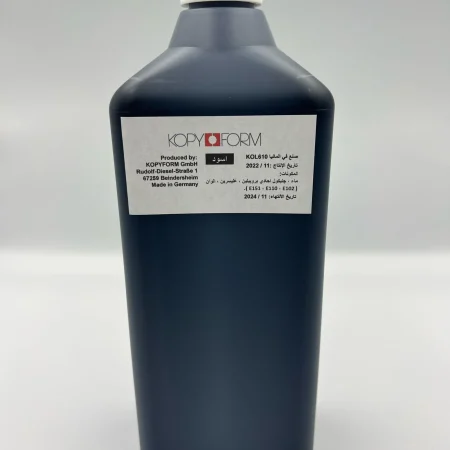 Kopyform Black Bottled food ink 1000ml for Canon printers