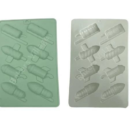 Skyrocket Firework Chocolate Silicone Mould