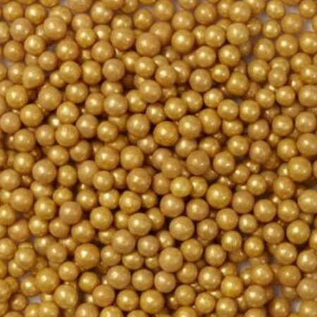 Sugarmill Gold Pearl Sprinkles 10mm