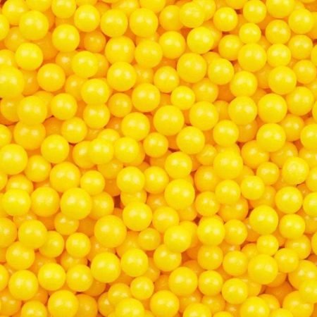 Sugarmill Yellow Pearl Sprinkles 4mm