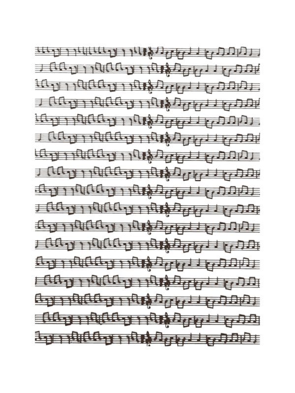 Music words transfer sheets