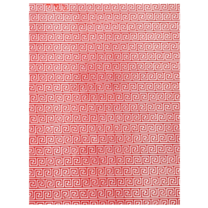 Red Colour Puzzle Design Transfer Sheet