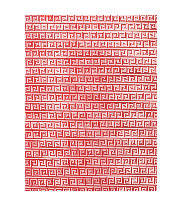 Red Colour Puzzle Design Transfer Sheet