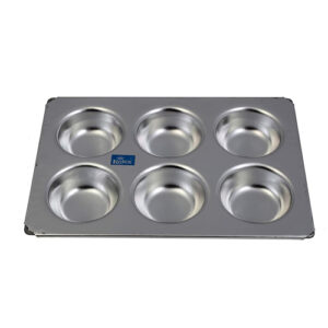 Aluminium 6 Cavity Cupcake Muffin Tray