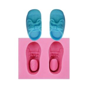 Baby Shoes Shape Silicone Fondant Mould