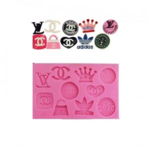 Brand Logo Shape silicone Fondant Mould