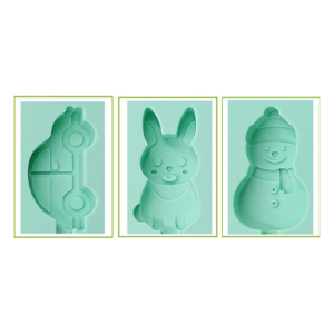 Car Snowman Rabbit silicone Mould 2