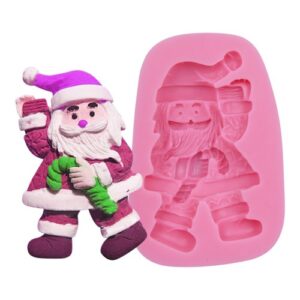 Christmas Santa Claus Silicone Fondant Mould 2