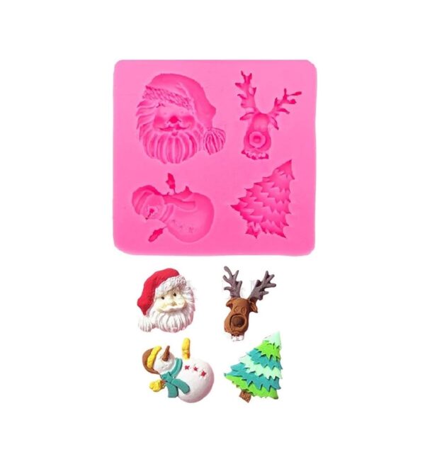 Christmas snow Deer Silicone Mould