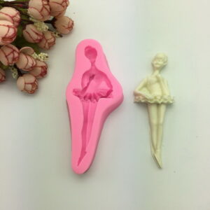 Dancing Girl Shape silicone fondant Mould