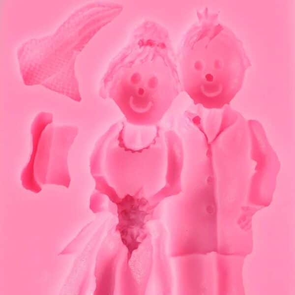 Marriage Bride Silicone Fondant Mould 2