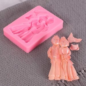 Marriage Bride Silicone Fondant Mould