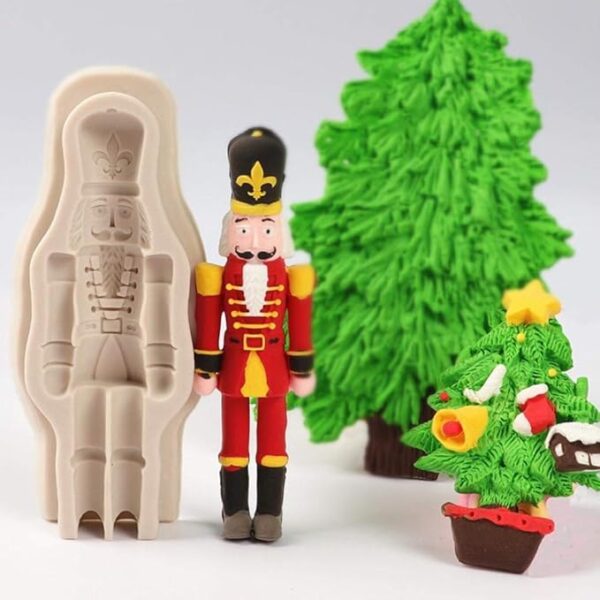 Nutcracker Solider Christmas Silicone Fondant Mould