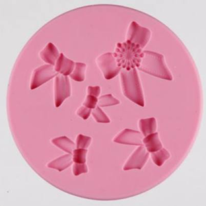 Ribbons shape silicone mould