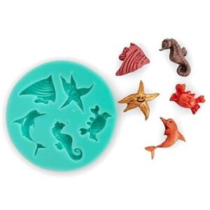 Sea creatures Silicone fondant mould