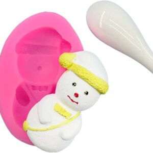 Snowman Silicone Fondant Mould