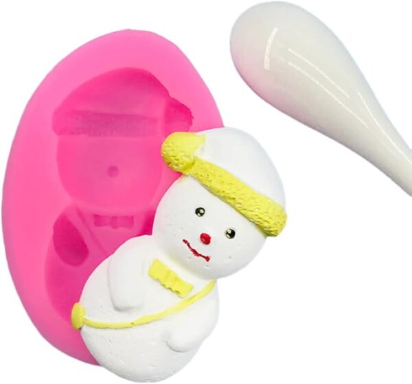 Snowman Silicone Fondant Mould