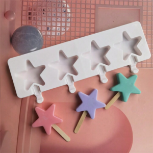 Star shape ice cream mould