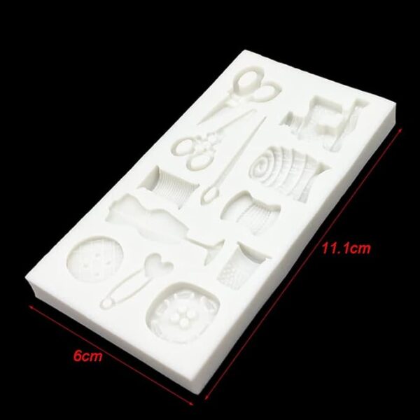 Tailoring Theme silicone Mould 2