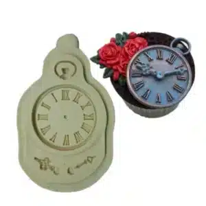 Vintage Pocket Clock Watch Silicone Mould