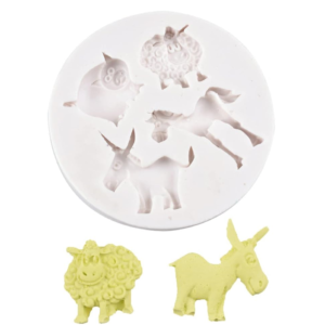 animals silicone fondant muld