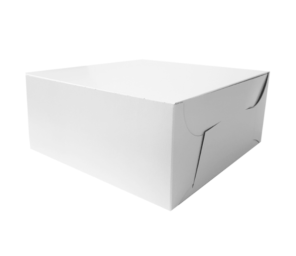 Cake Box 42cms*42cms*12cms(H) White Color