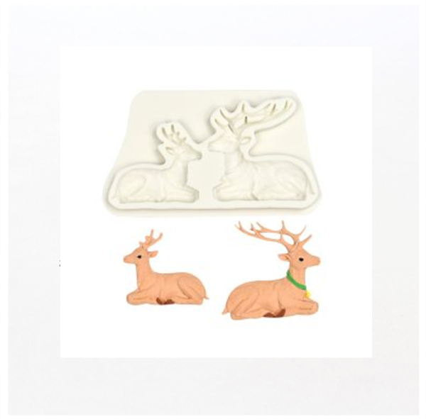 Deer shape silicone mould