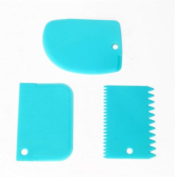 Cake Cream Scraper Plastic Set of 3pcs