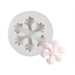 Snowflake shape silicone mould