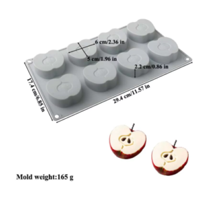 Apple shape silicone mould