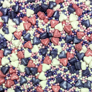 Heart shaspe sprinkles