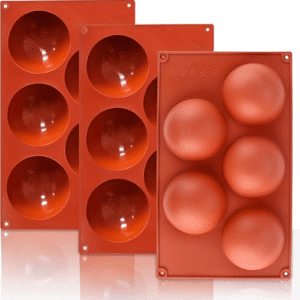 Large Semi Sphere 5 cavity silicone mould