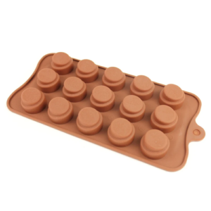 Stacked Tilted Circles Shape silicone mould