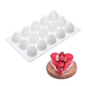 Strawberry shape silicone mould 45