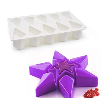 3d sTAR SHAPE SILICONE MOULD 2